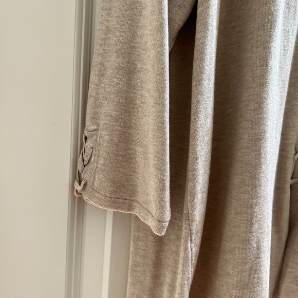 Lety & Me Aubree Back Detail Cardigan - Beige - Size 2X NWT - Picture 10 of 10
